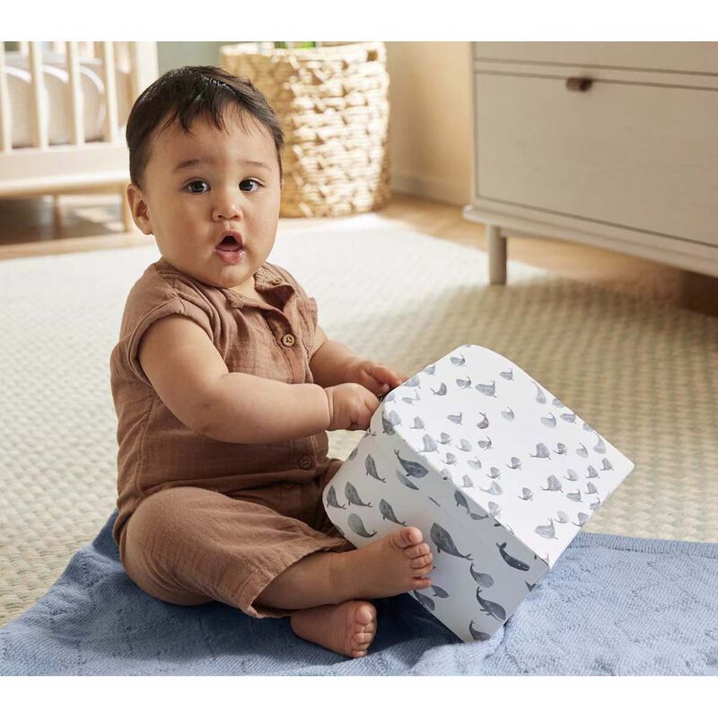 Pottery Barn Kids Jack Whale Blanket And Rattle Gift Set image number 2